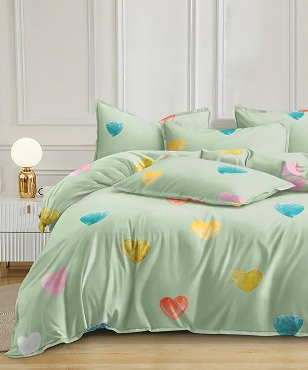 valentine's day bed decoration , gifting , polycotton bedsheets 