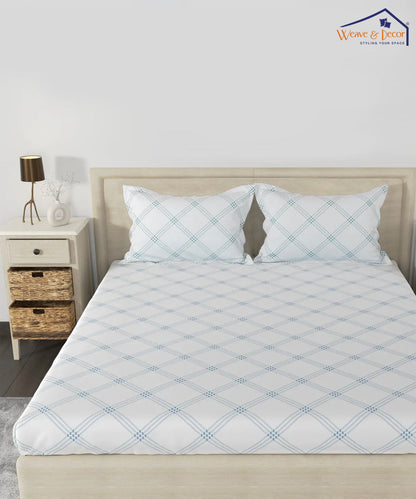 White Checks  Quilt / Blanket / Razai / Duvet Covers