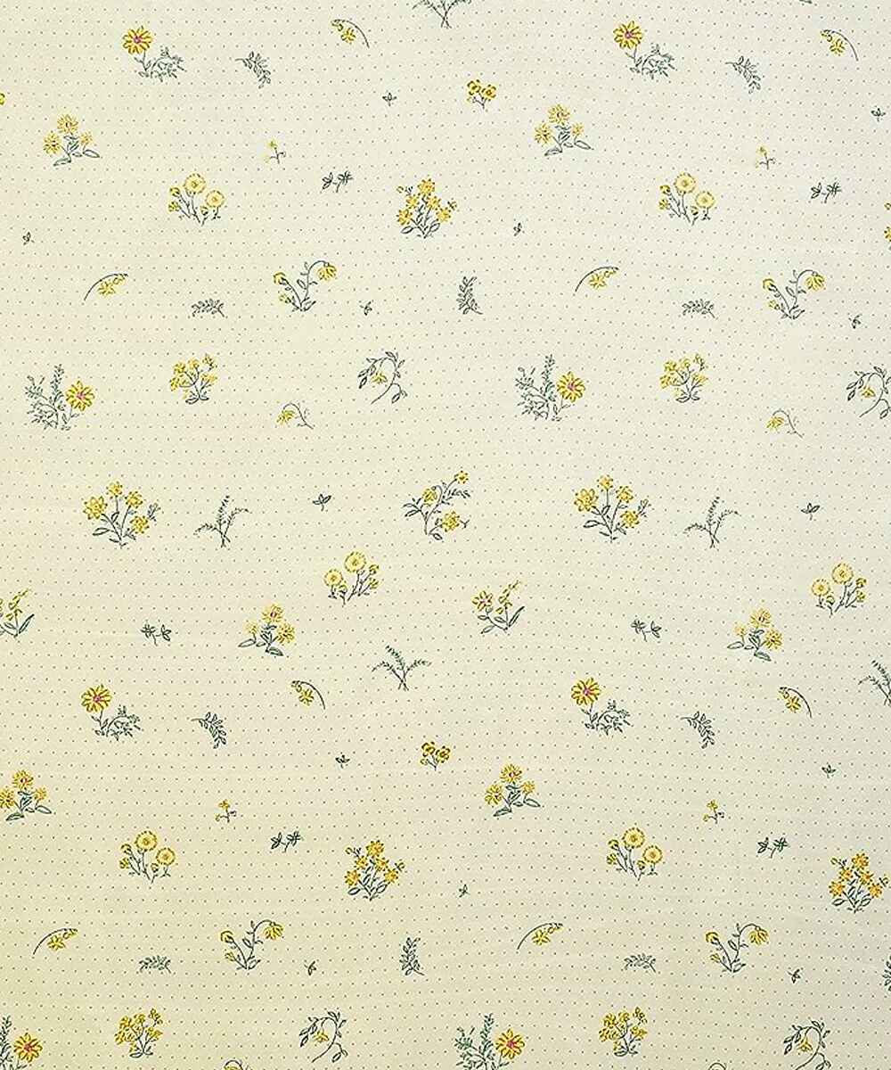 yellow floral flat bedsheet 